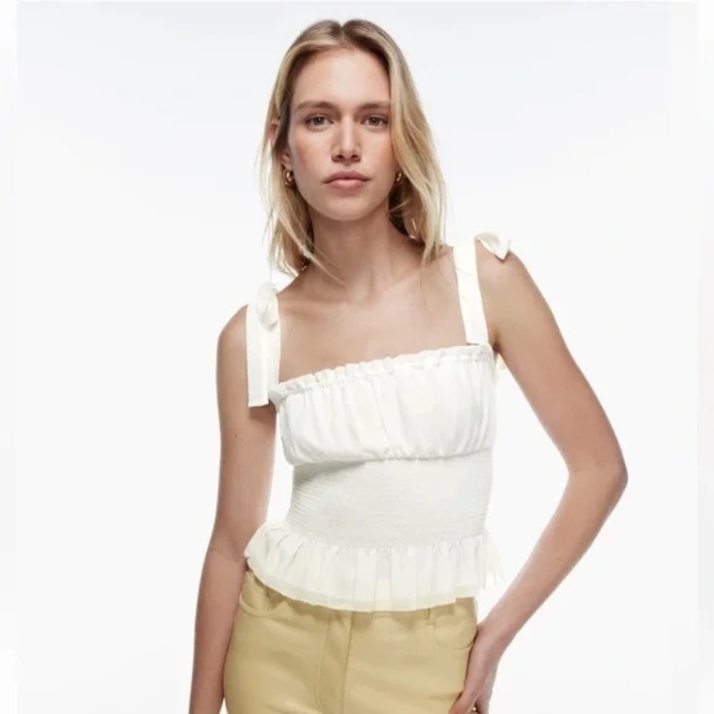 Aritzia Wilfred Ballad Camisole Tank in White